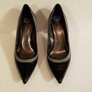 Bandolino black and gray heels. Lightly used.